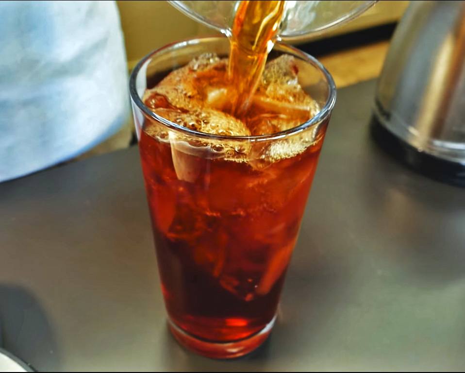Making iced coffee
