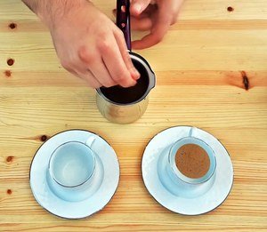 turkish coffee preparation